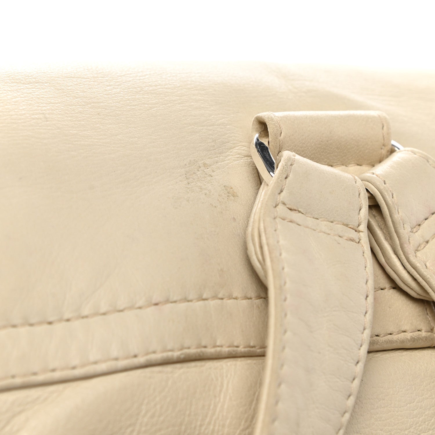 Chanel Lambskin CC Flap Backpack White 15 of 19