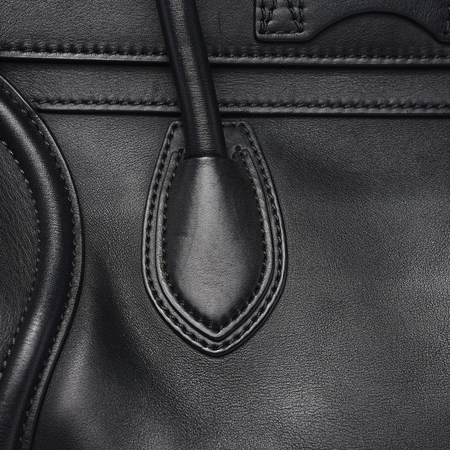 Celine Smooth Calfskin Mini Luggage Black 13 of 17