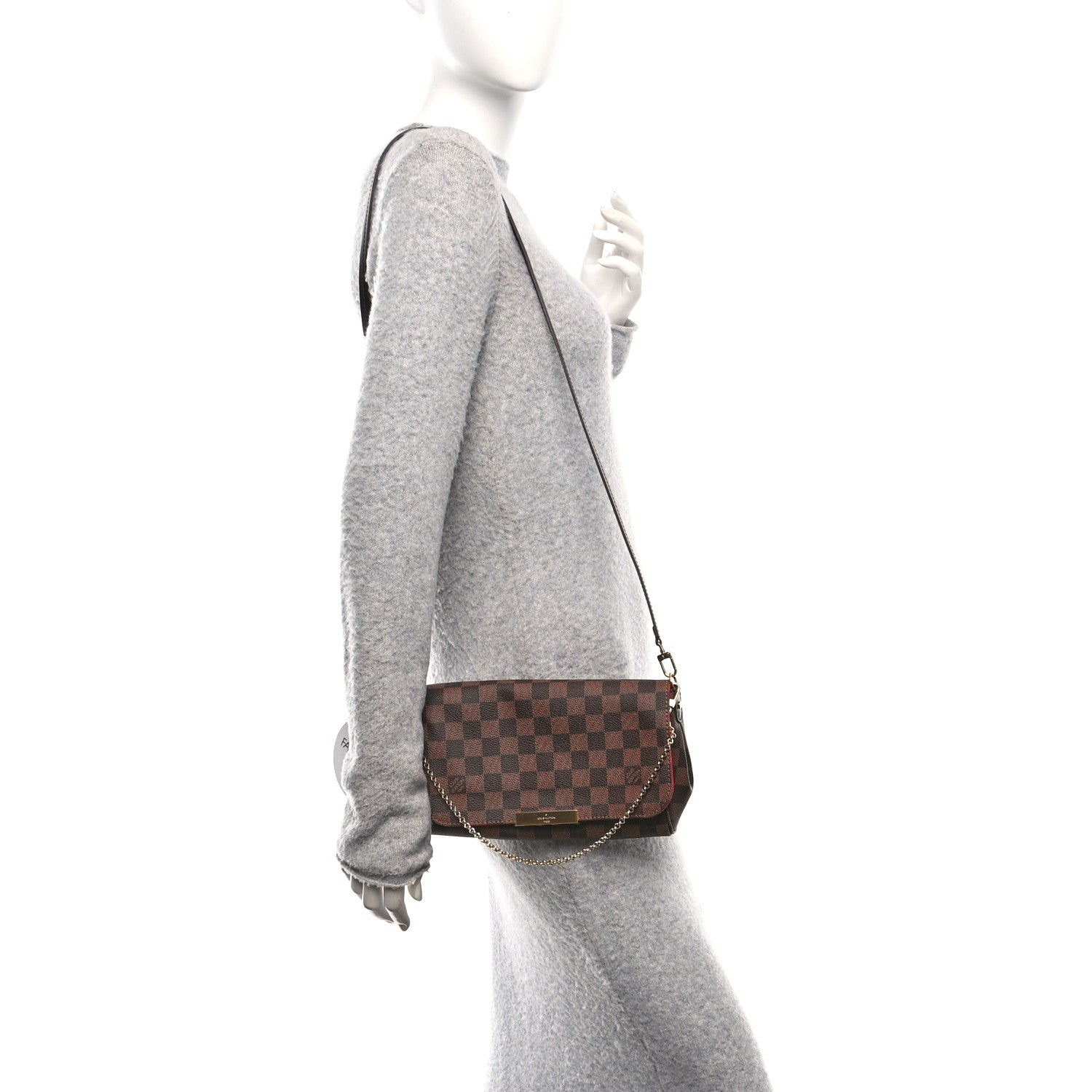 Louis Vuitton Damier Ebene Favorite MM 2 of 11