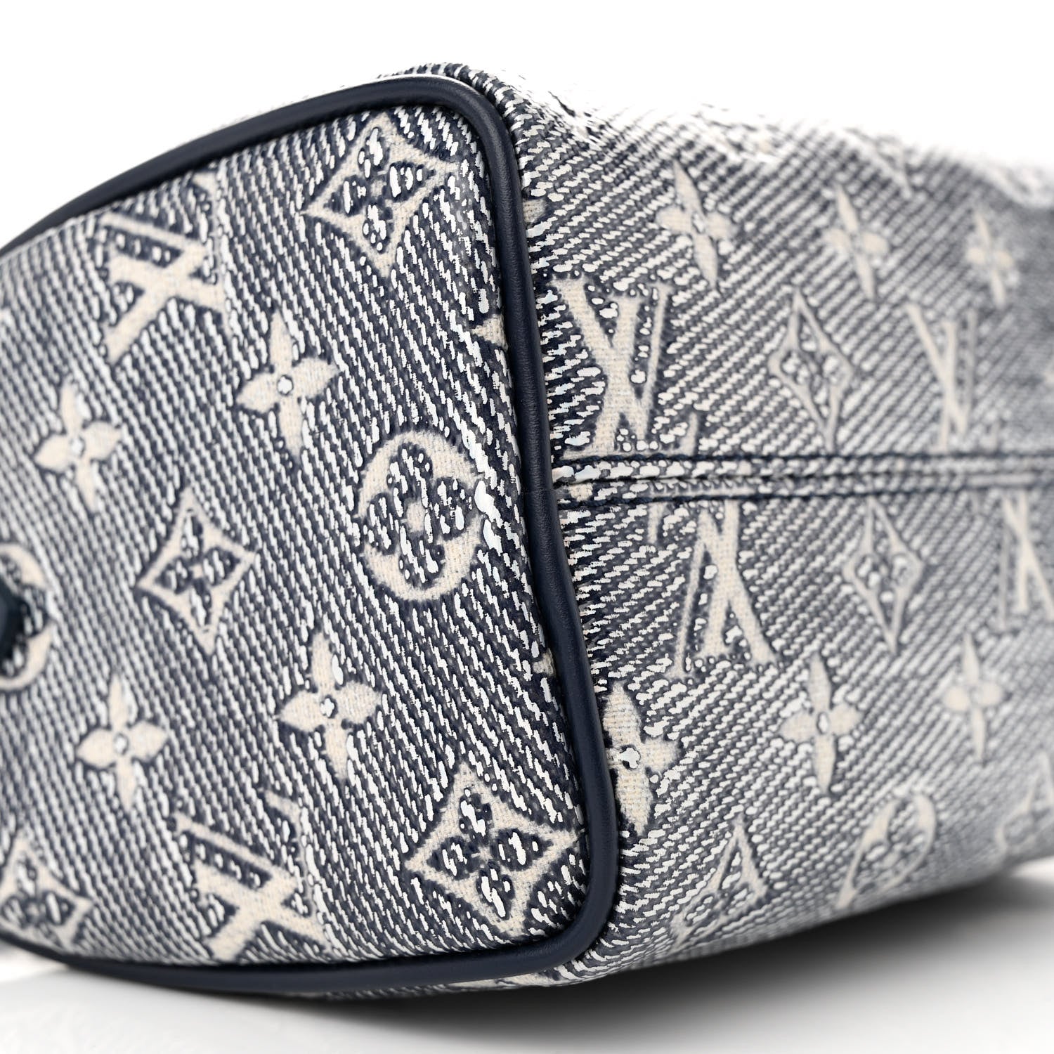 Louis Vuitton Monoglam Speedy Bandouliere 20 Blue 8 of 9