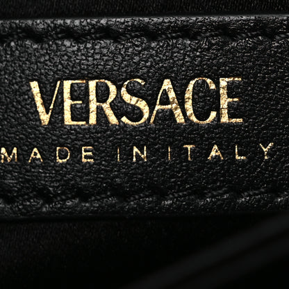 Versace Satin Crystal Mini Kleio Crossbody Bag Black 6 of 11