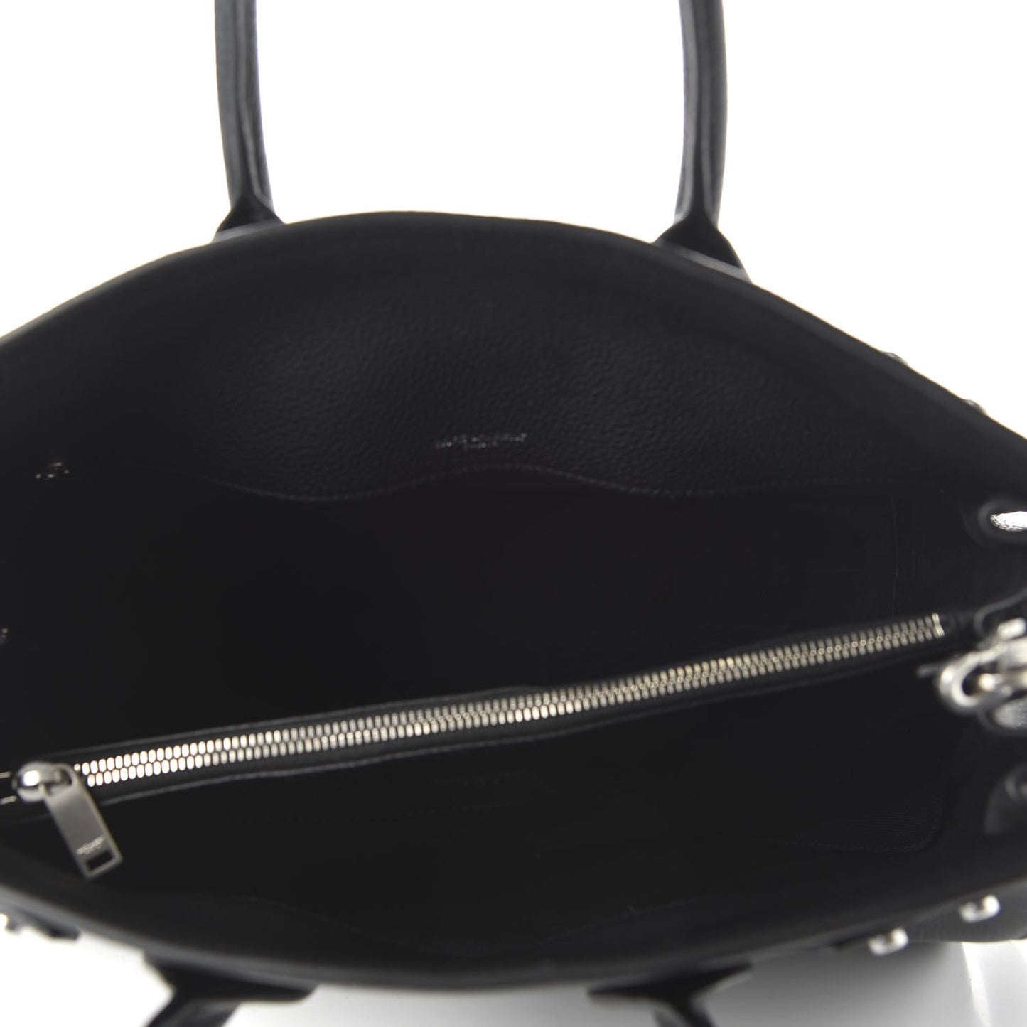 Grained Calfskin Small Supple Sac De Jour Black