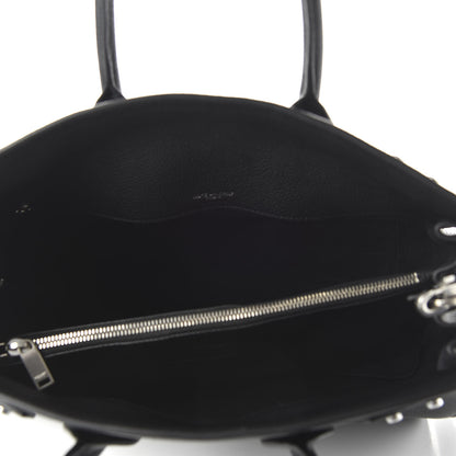 Saint Laurent Grained Calfskin Small Supple Sac De Jour Black 6 of 11