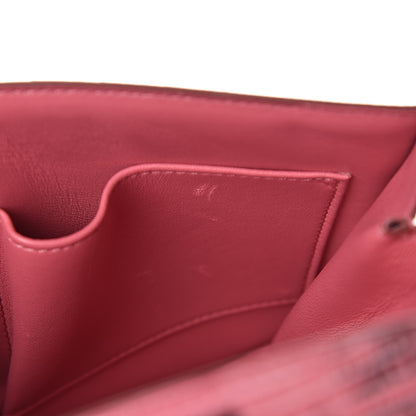 Celine Lizard Medium Classic Box Flap Bag Pink Grey 7 of 10