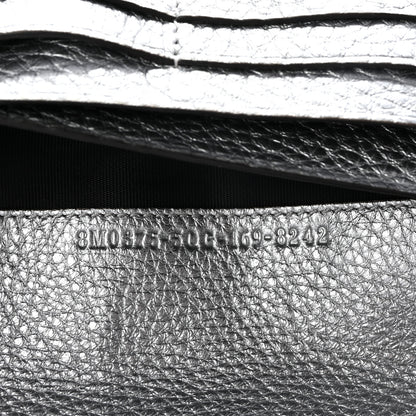 Fendi Cuoio Romano Lux Selleria Flat Clutch Argento 8 of 9