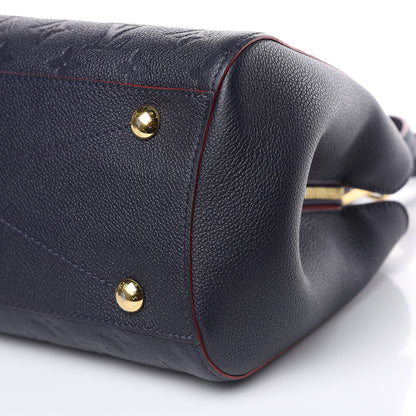 Louis Vuitton Empreinte Montaigne MM Marine Rouge 8 of 9