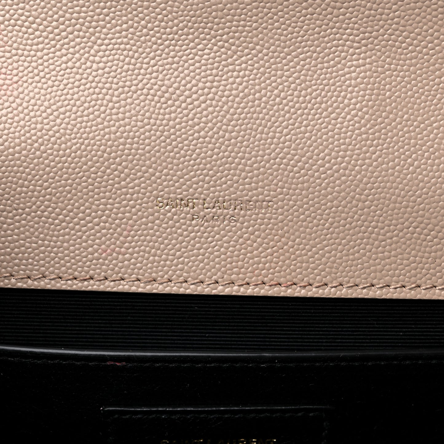 Grain De Poudre Textured Mixed Matelasse Medium Triquilt Monogram Satchel Dark Beige