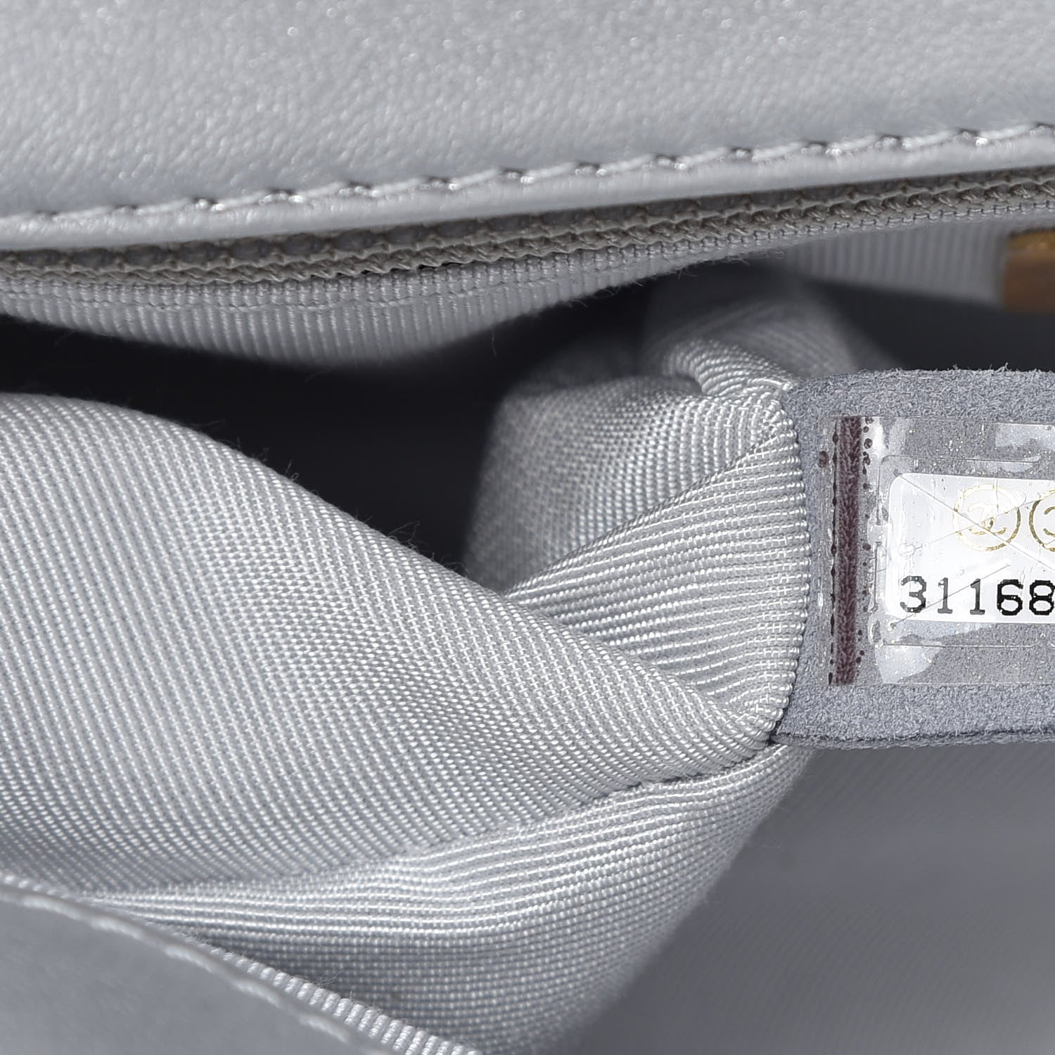 Chanel Metallic Lambskin Quilted Medium Chanel 19 Flap Silver 9 of 10
