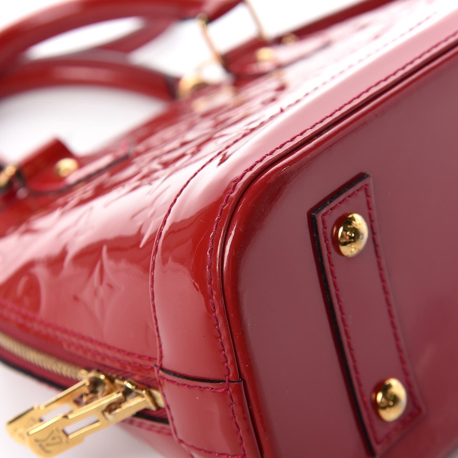 Louis Vuitton Vernis Alma BB Rose Indien 9 of 18