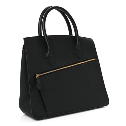 Hermes Togo Swift Birkin En Desordre Sellier 30 Black 2 of 9