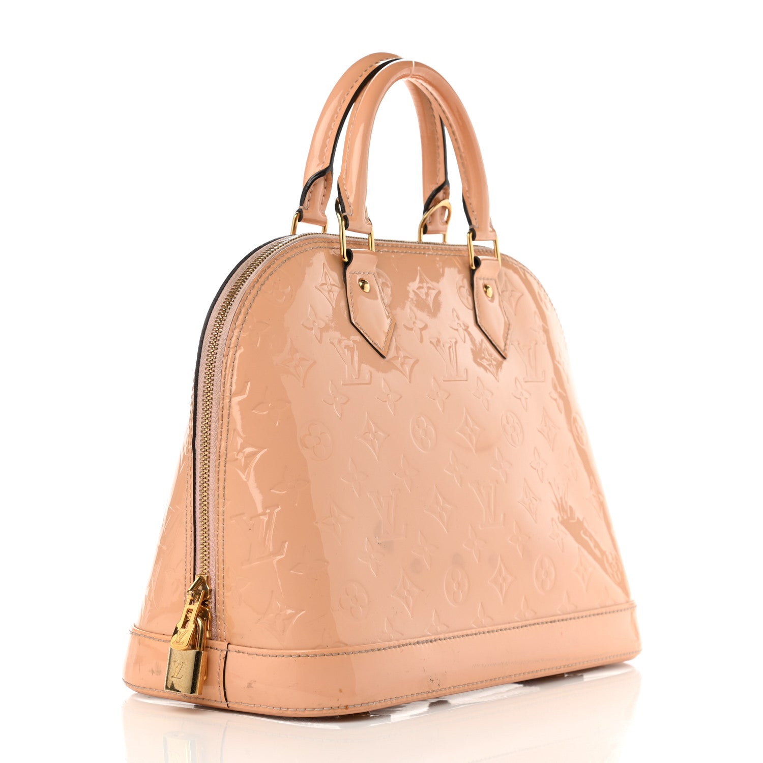 Louis Vuitton Vernis Alma PM Rose Ballerine 2 of 16