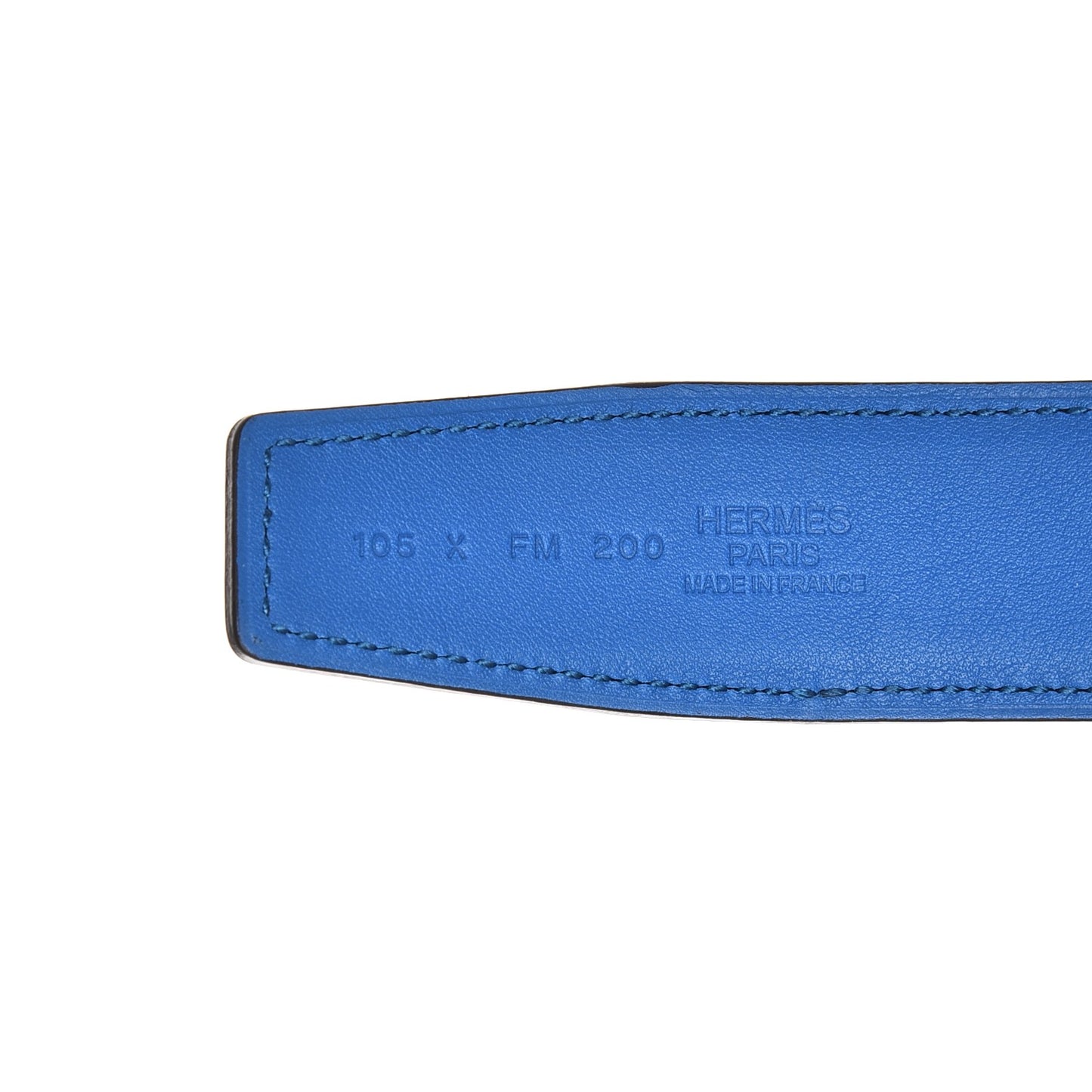 Polo Bullskin Swift 32mm H Belt 105 Macassar Bleu Hydra