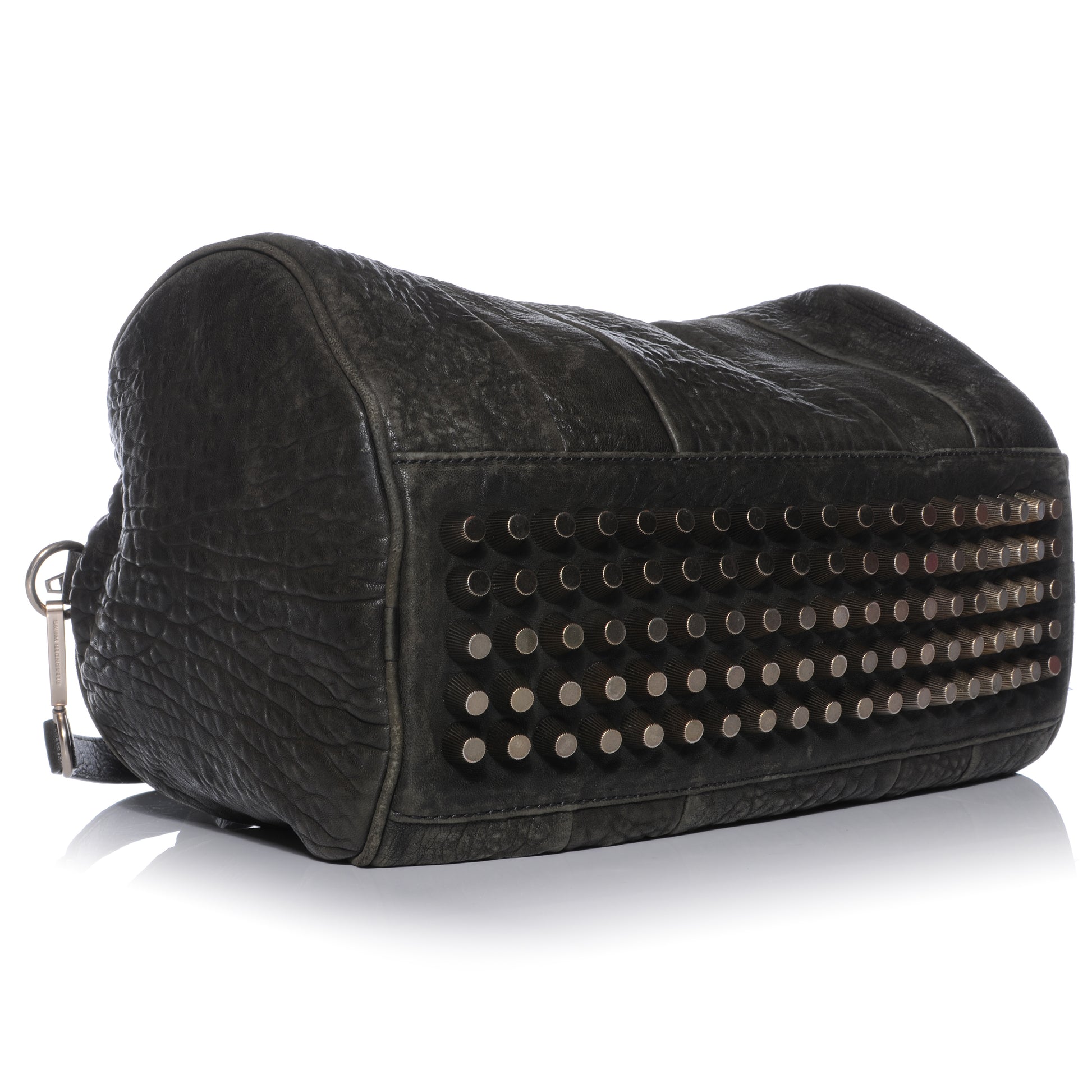 Alexander Wang Leather Rocco Duffel Smoke 4 of 6