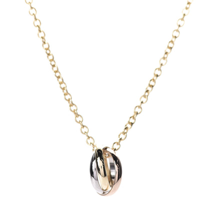 Cartier 18K Pink Yellow White Gold Baby Trinity Pendant Necklace 4 of 5