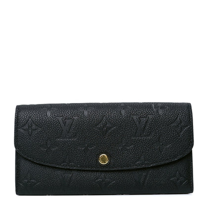Louis Vuitton Empreinte Emilie Wallet Black Dune 1 of 4