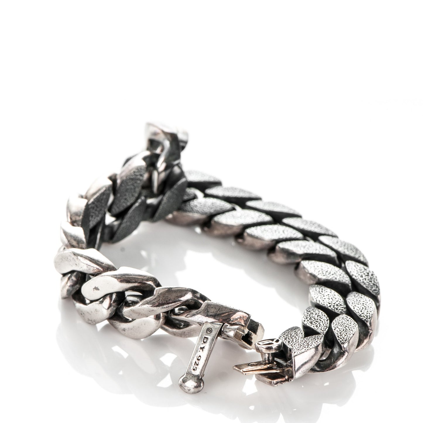 Sterling Silver 15mm Curb Chain Bracelet