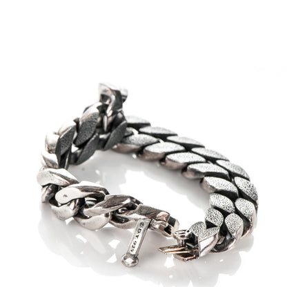 David Yurman Sterling Silver 15mm Curb Chain Bracelet 4 of 6