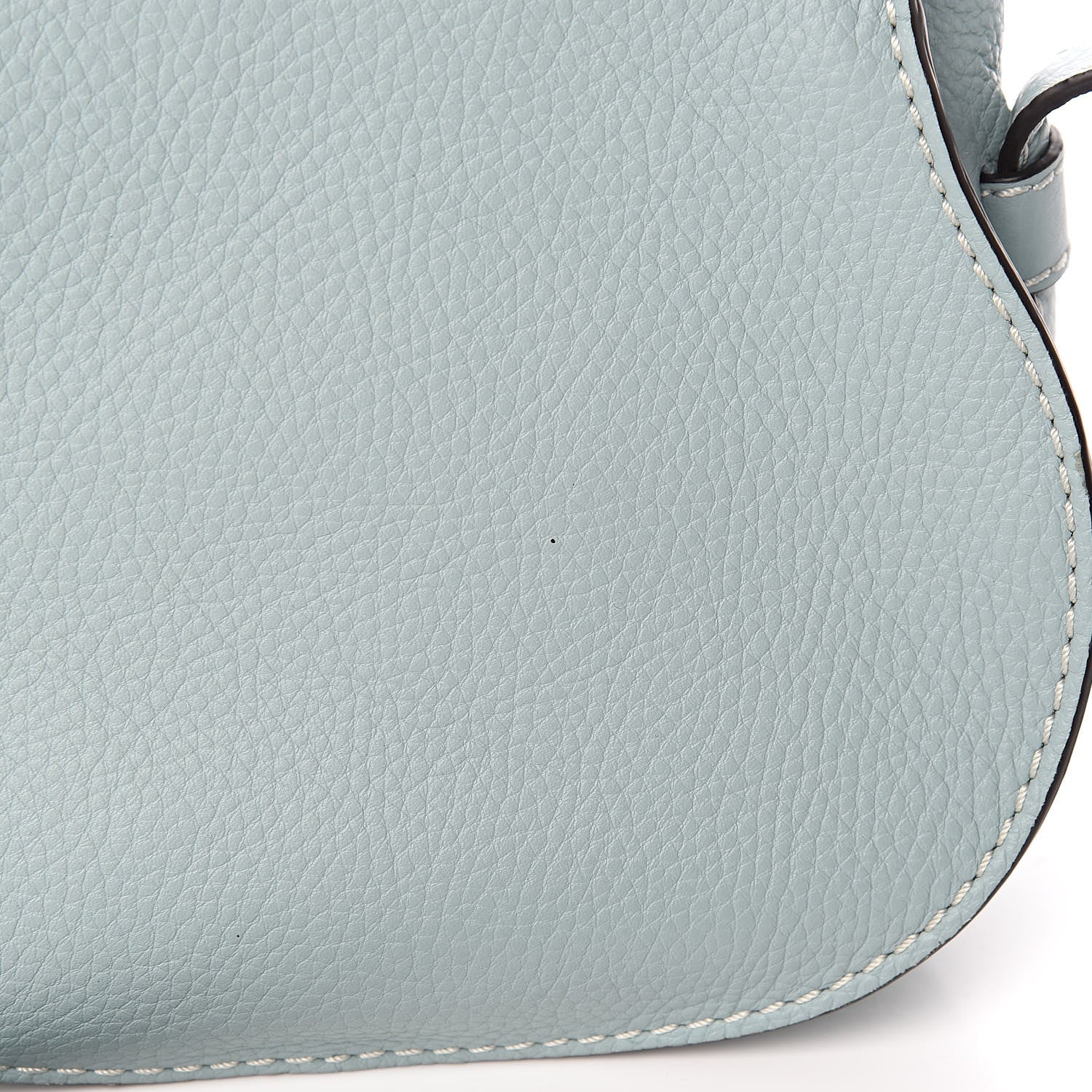 Chloe Calfskin Mini Marcie Round Crossbody Bag Faded Blue 12 of 12