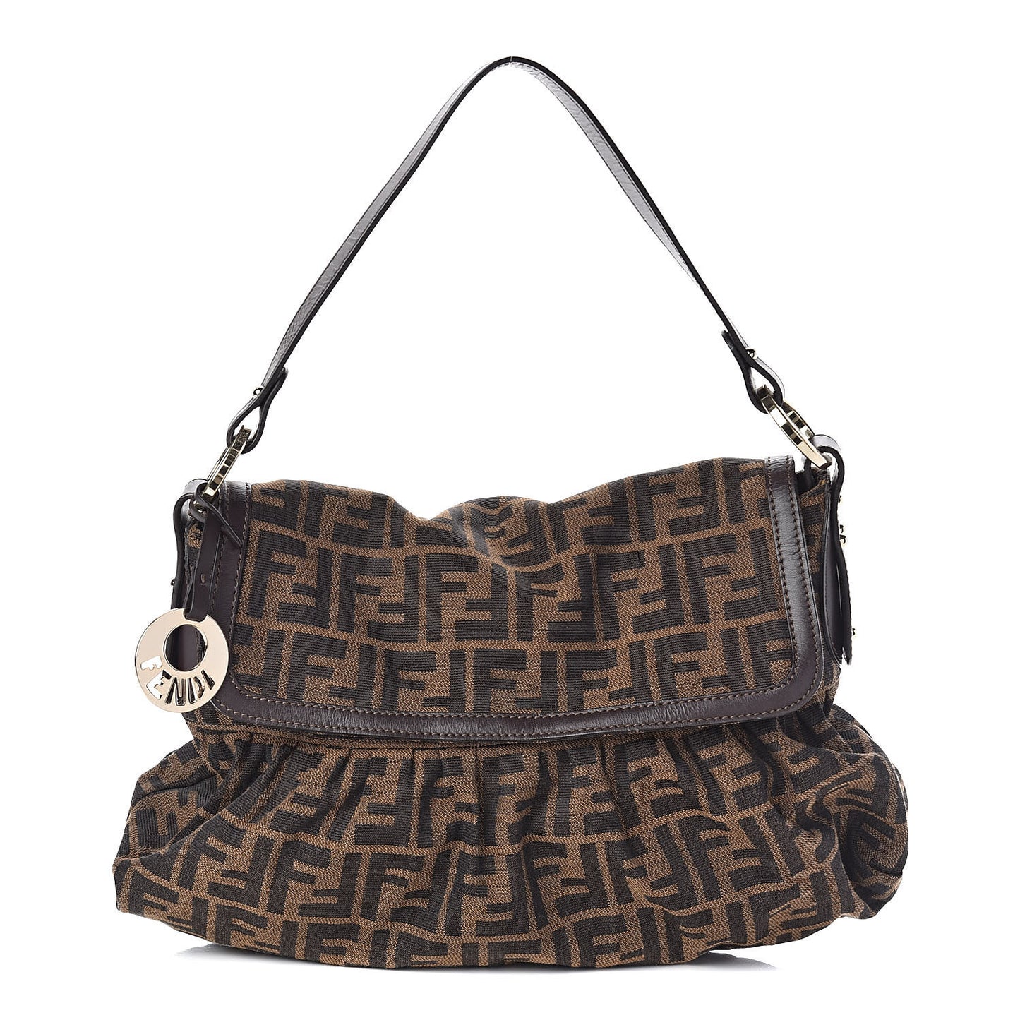 Zucca Medium Chef Shoulder Bag Tobacco
