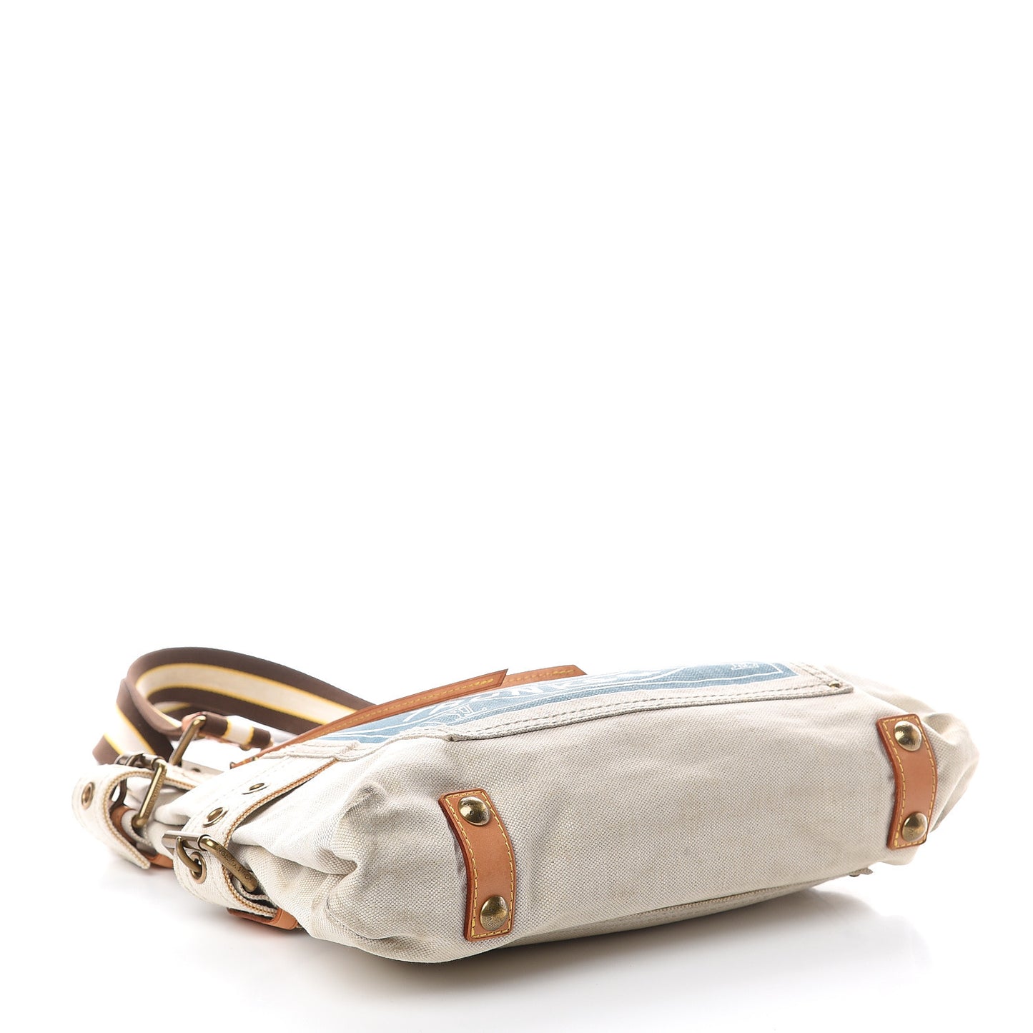 Toile Globe Shopper Cabas MM Blue