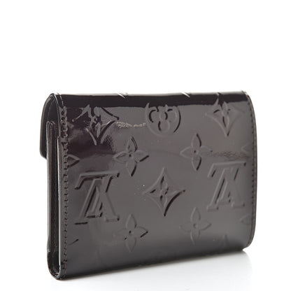 Louis Vuitton Vernis Victorine Wallet Amarante 3 of 10