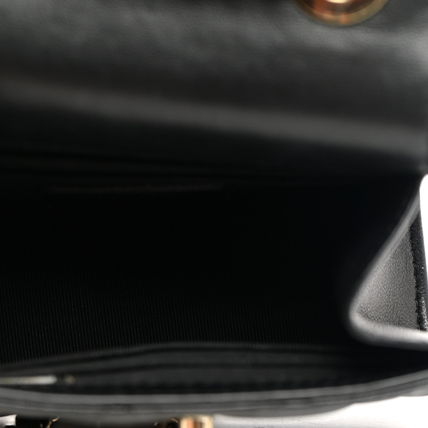 Chanel Lambskin Quilted Mini Trendy CC Clutch With Chain Black 5 of 10