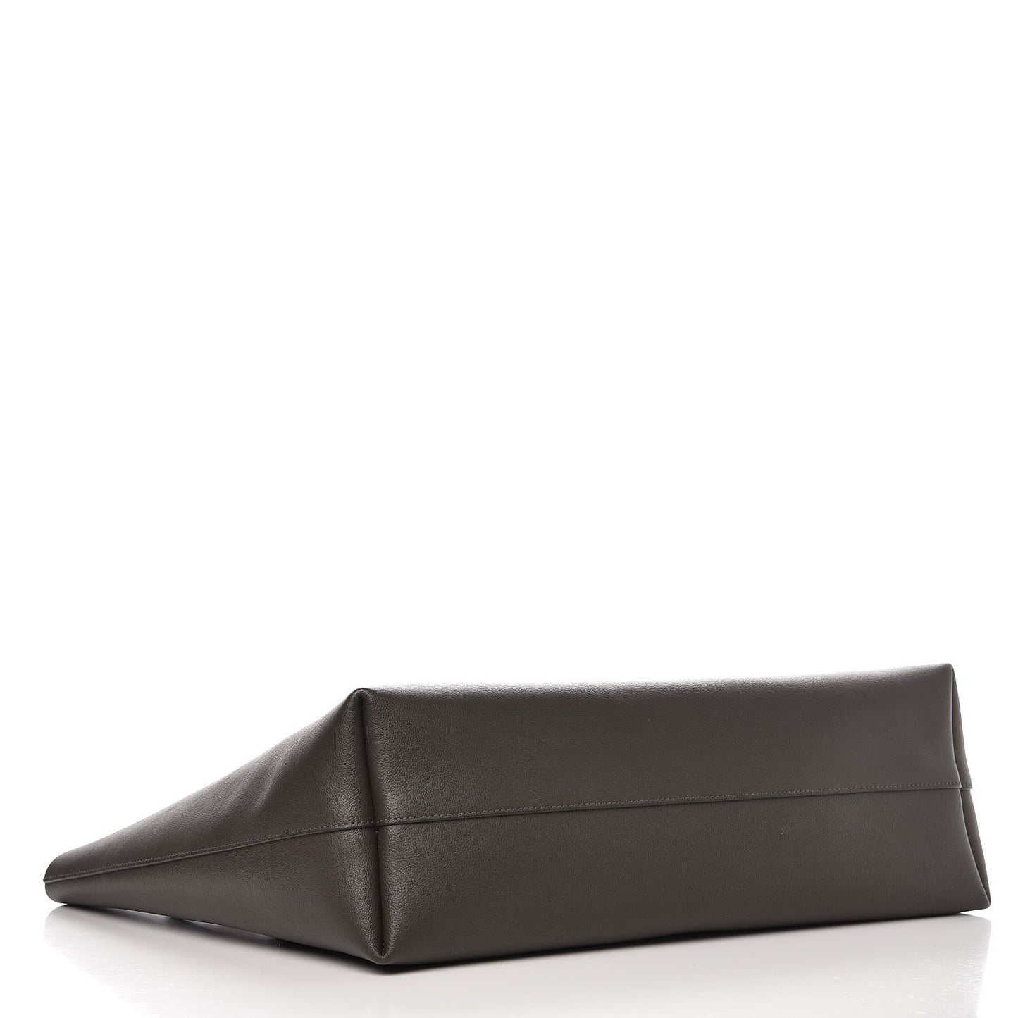 Calfskin Large Shopping Tote Earth