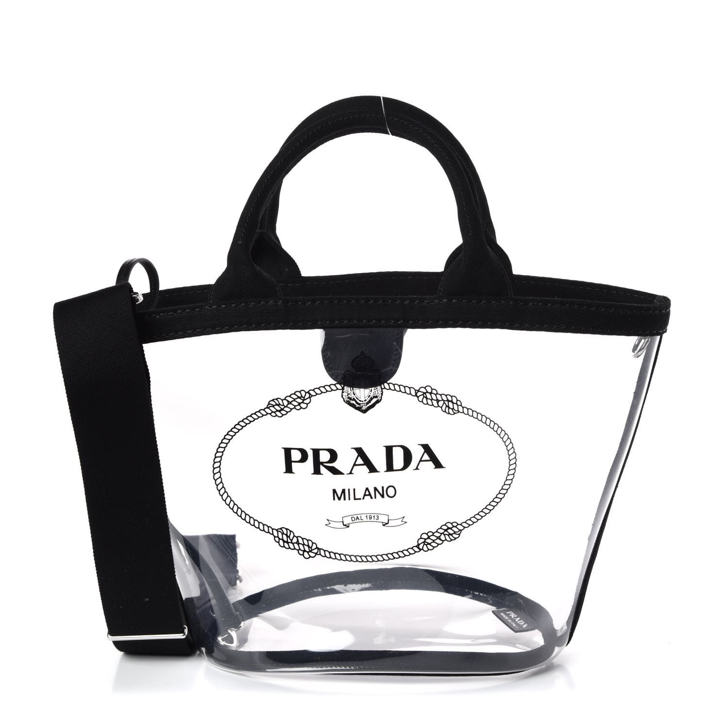 Plexiglass Canapa Small Shopper Tote Black