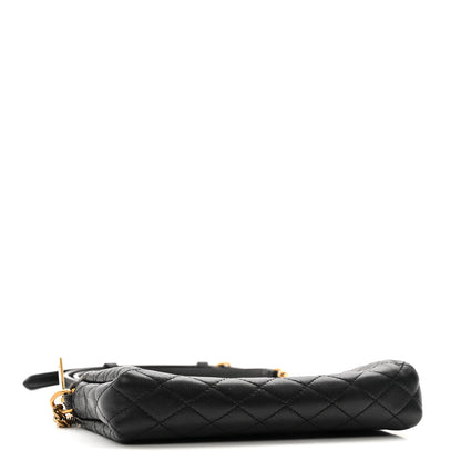 Saint Laurent Lambskin Quilted Gaby Zipped Pouch Black 4 of 14