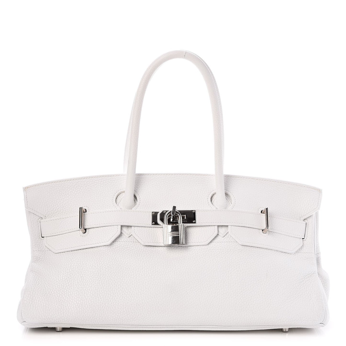 Taurillon Clemence JPG Birkin 42 White