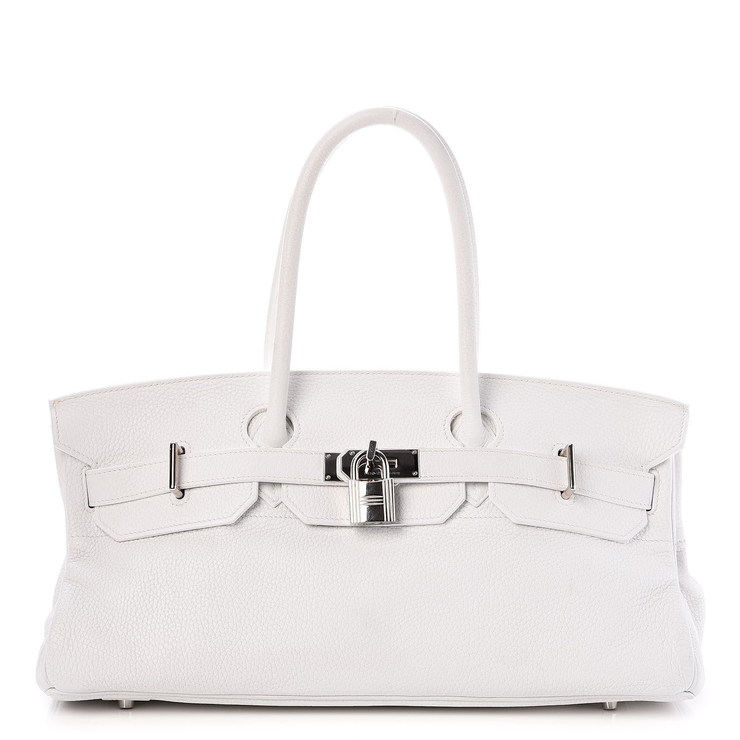 Hermes Taurillon Clemence JPG Birkin 42 White 1 of 25