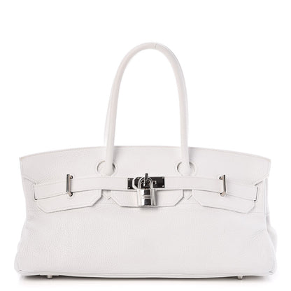 Hermes Taurillon Clemence JPG Birkin 42 White 1 of 25