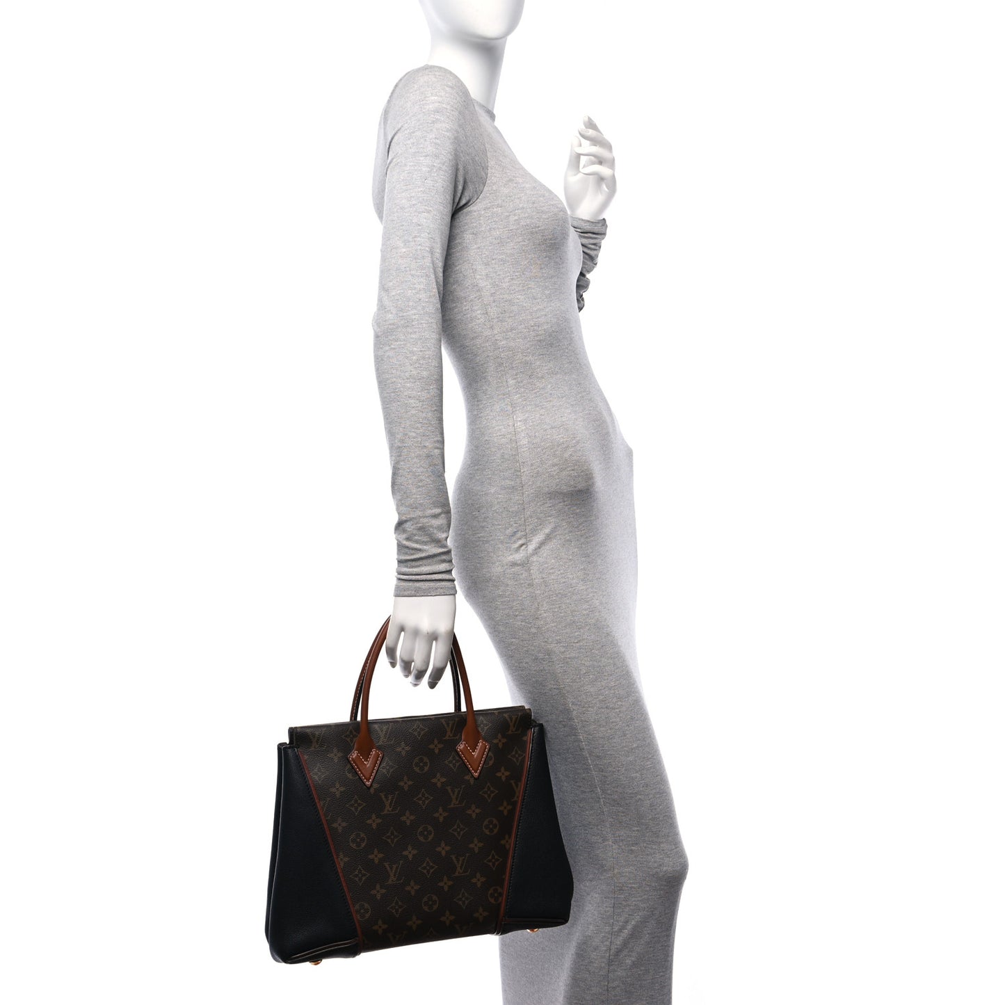 Monogram Tote W PM Black