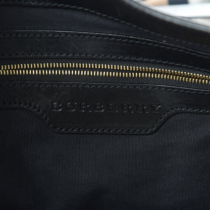 Burberry House Check Bridle Calfskin Medium Gosford Hobo Black 6 of 18