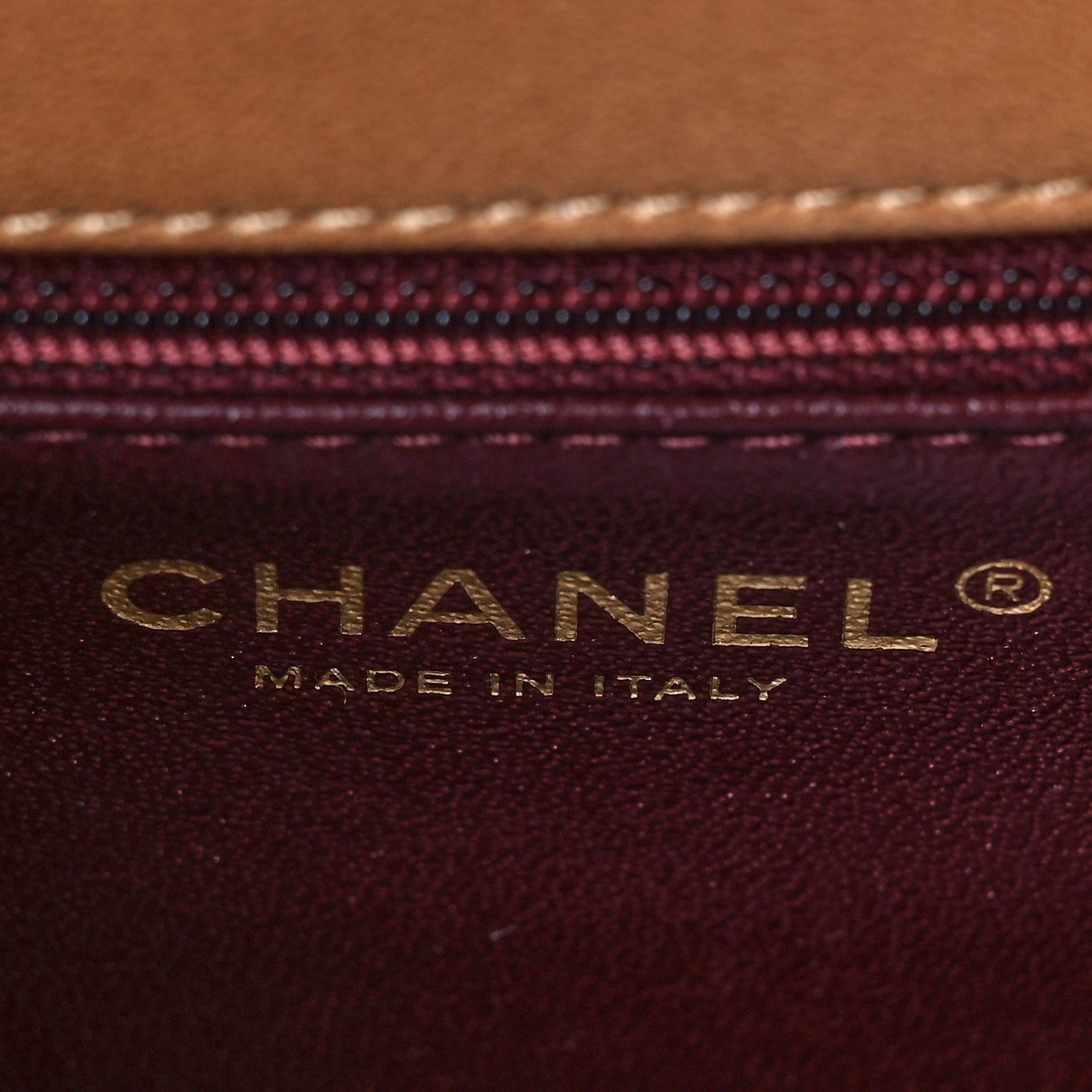 Chanel Lambskin Quilted Small Single Flap Beige 6 of 10