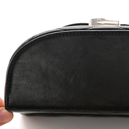 Saint Laurent Lambskin Quilted Monogram June Box Bag Black 13 of 13