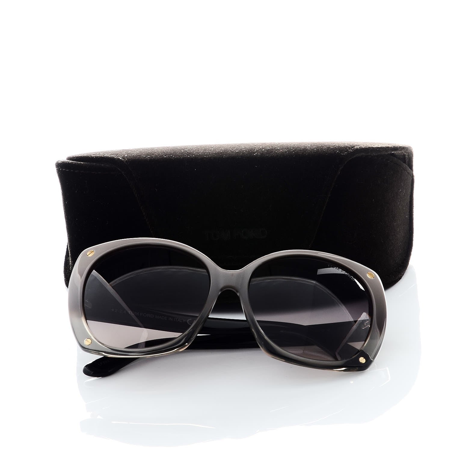Tom Ford Gabriella Sunglasses TF362 Gray 8 of 8