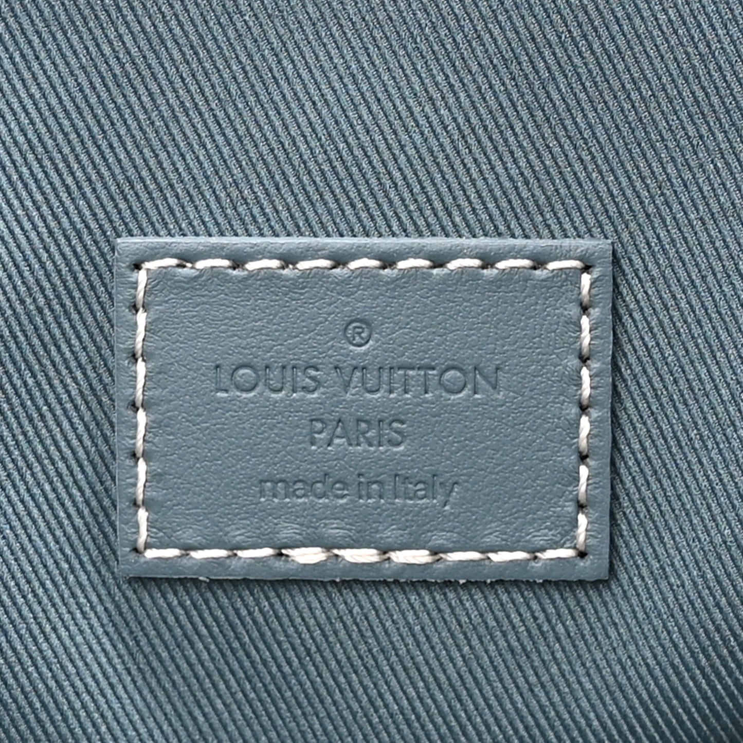 Monogram Washed Denim Keepall Bandouliere 50 Blue