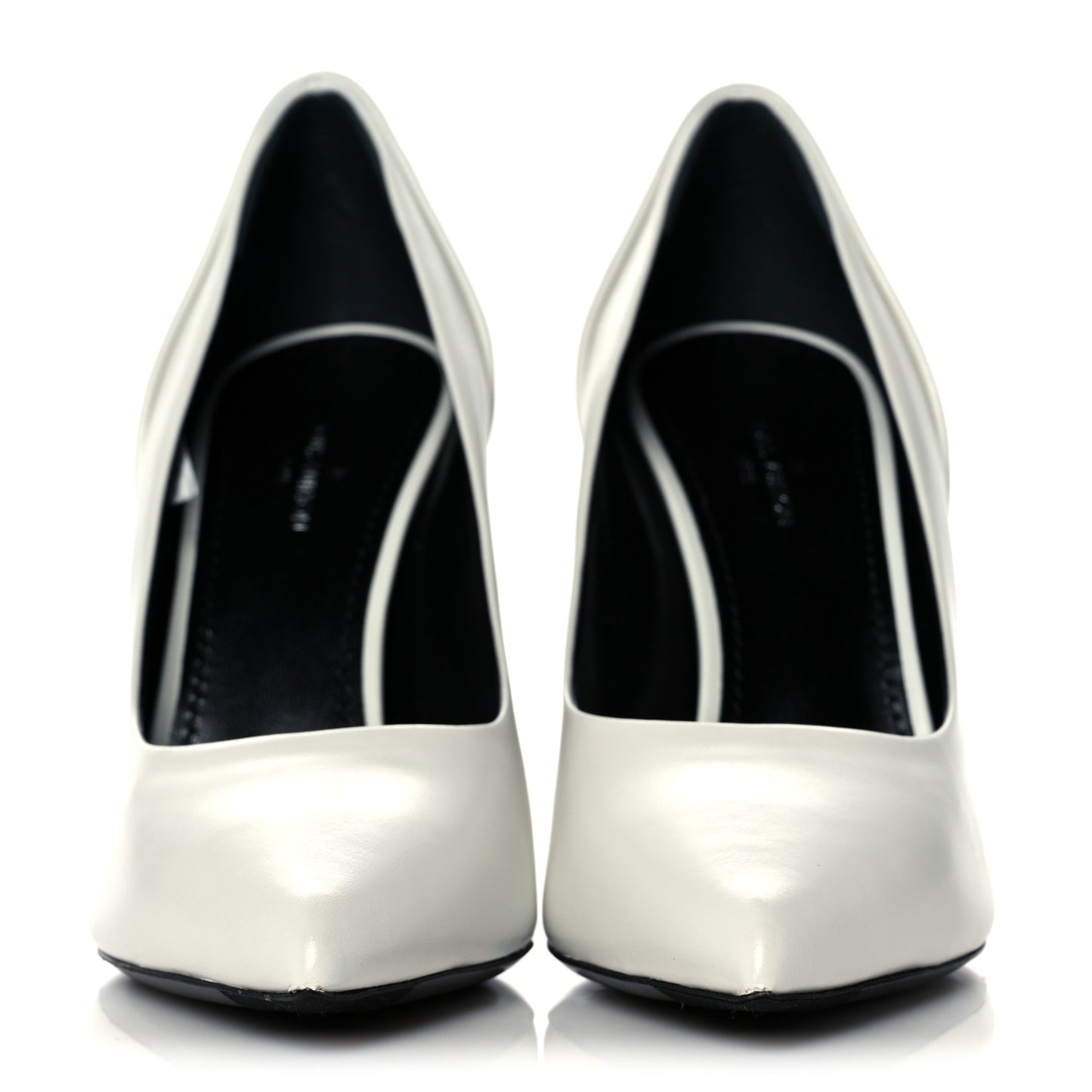 Calfskin Monogram Damier Tressage Matchmake Pumps 36 White