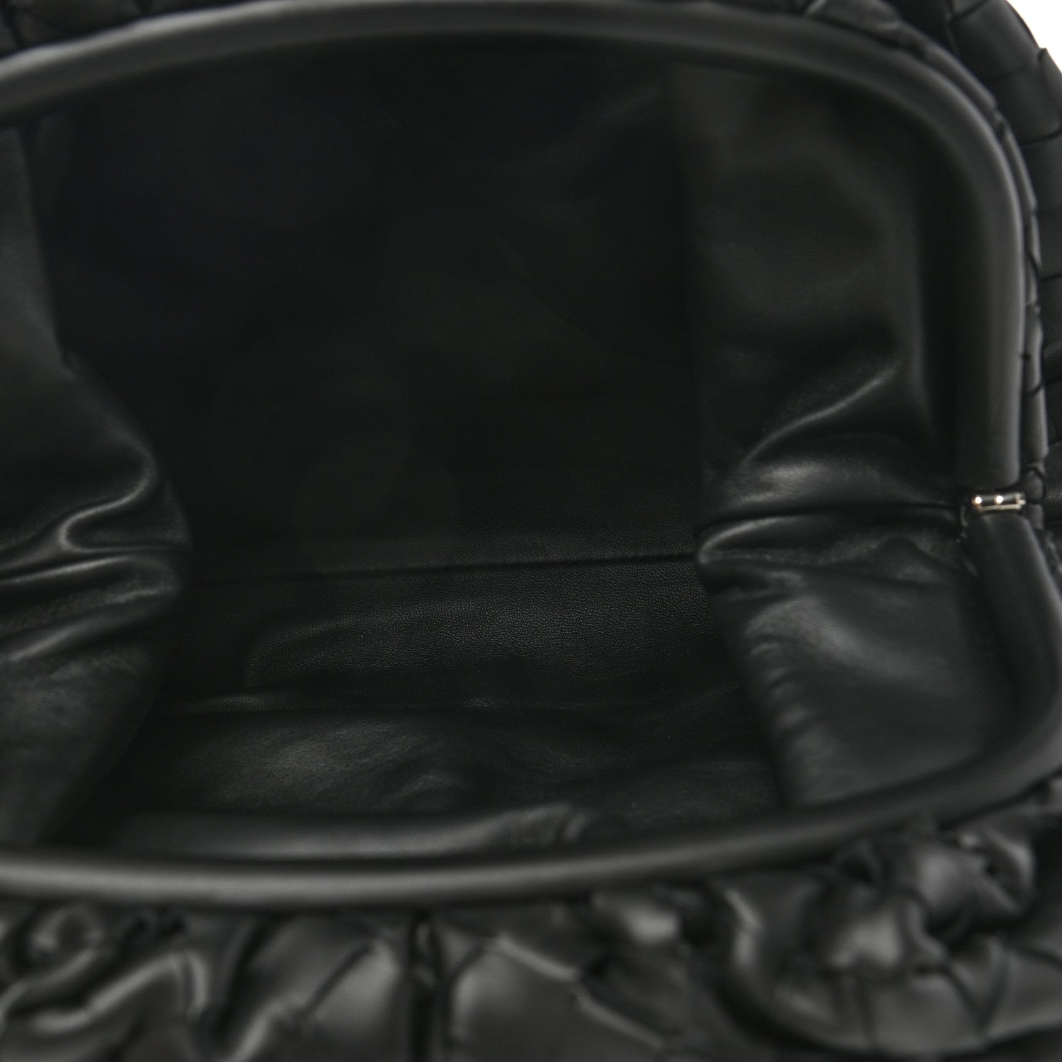 Bottega Veneta Nappa Maxi Intrecciato The Pouch Oversized Clutch Black 5 of 7