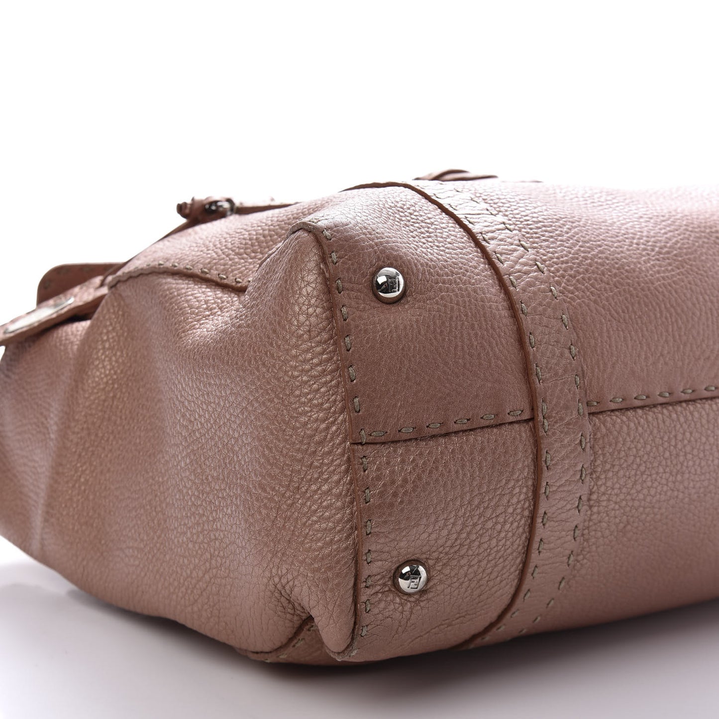 Cuoio Romano Selleria Large Linda Satchel Bronzo