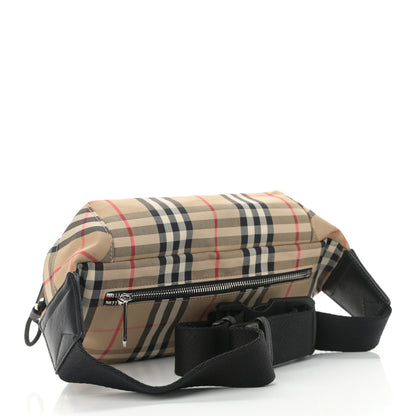 Burberry Nylon Vintage Check Medium Sonny Bum Bag Archive Beige Black 3 of 12