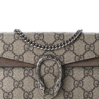 Gucci GG Supreme Monogram Super Mini Dionysus Shoulder Bag Taupe 11 of 11