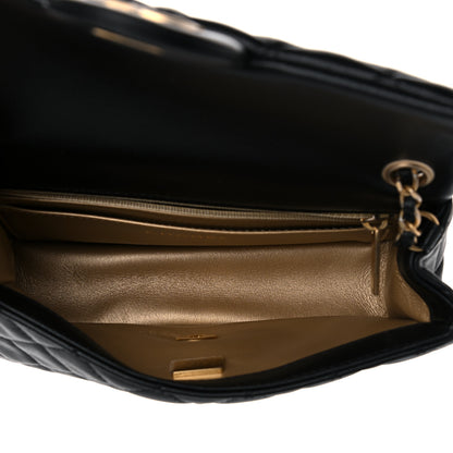 Chanel Lambskin Quilted Mini Rectangular Pearl Crush Flap Black 5 of 10