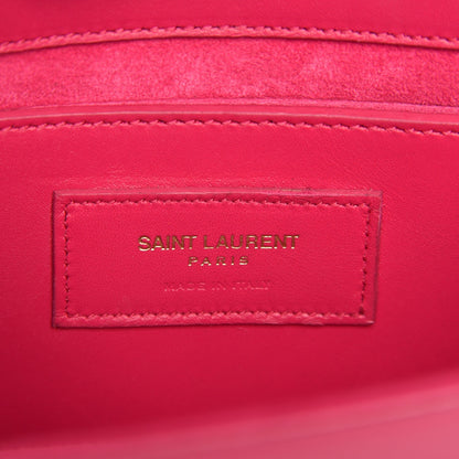 Saint Laurent SAINT LAURENT Calfskin Small Classic Monogram Kate Tassel Satchel Fuchsia 6 of 7