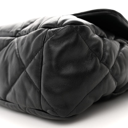 Chanel Lambskin Quilted Maxi Chanel 19 Flap Black 10 of 10