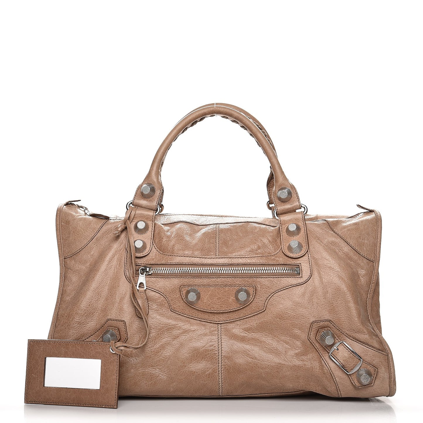 Agneau Giant 21 Silver Hardware Work Seigle
