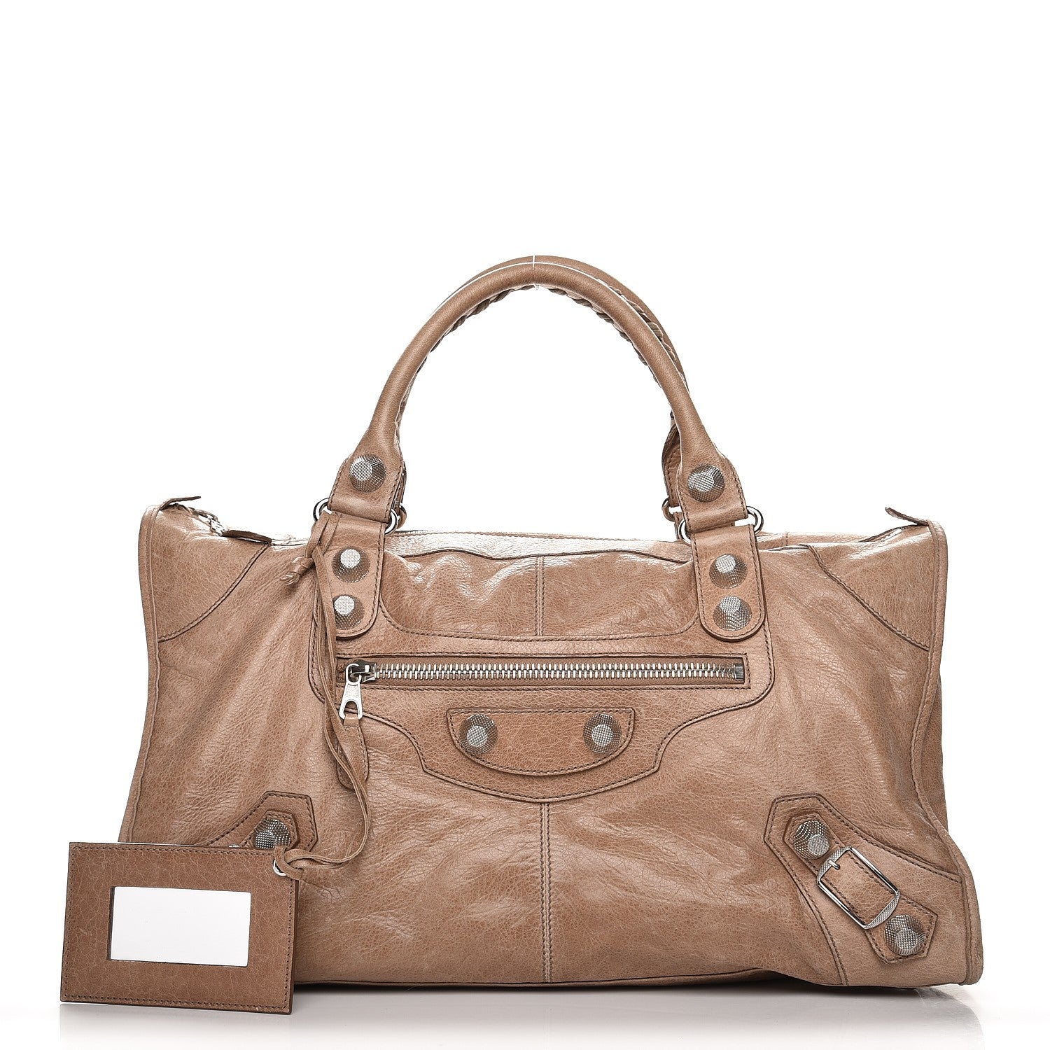 Balenciaga Agneau Giant 21 Silver Hardware Work Seigle 1 of 14