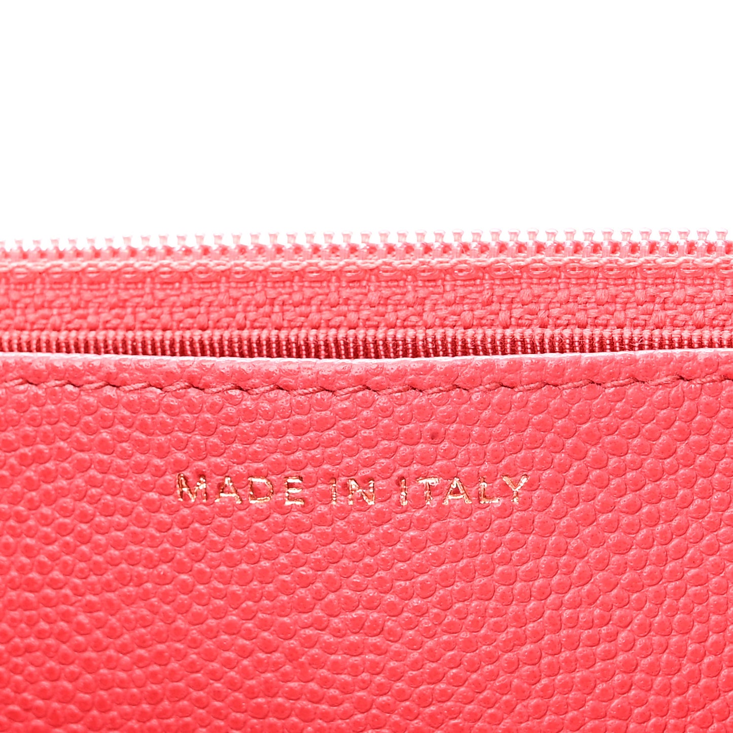 Caviar Quilted Wallet on Chain WOC Pink