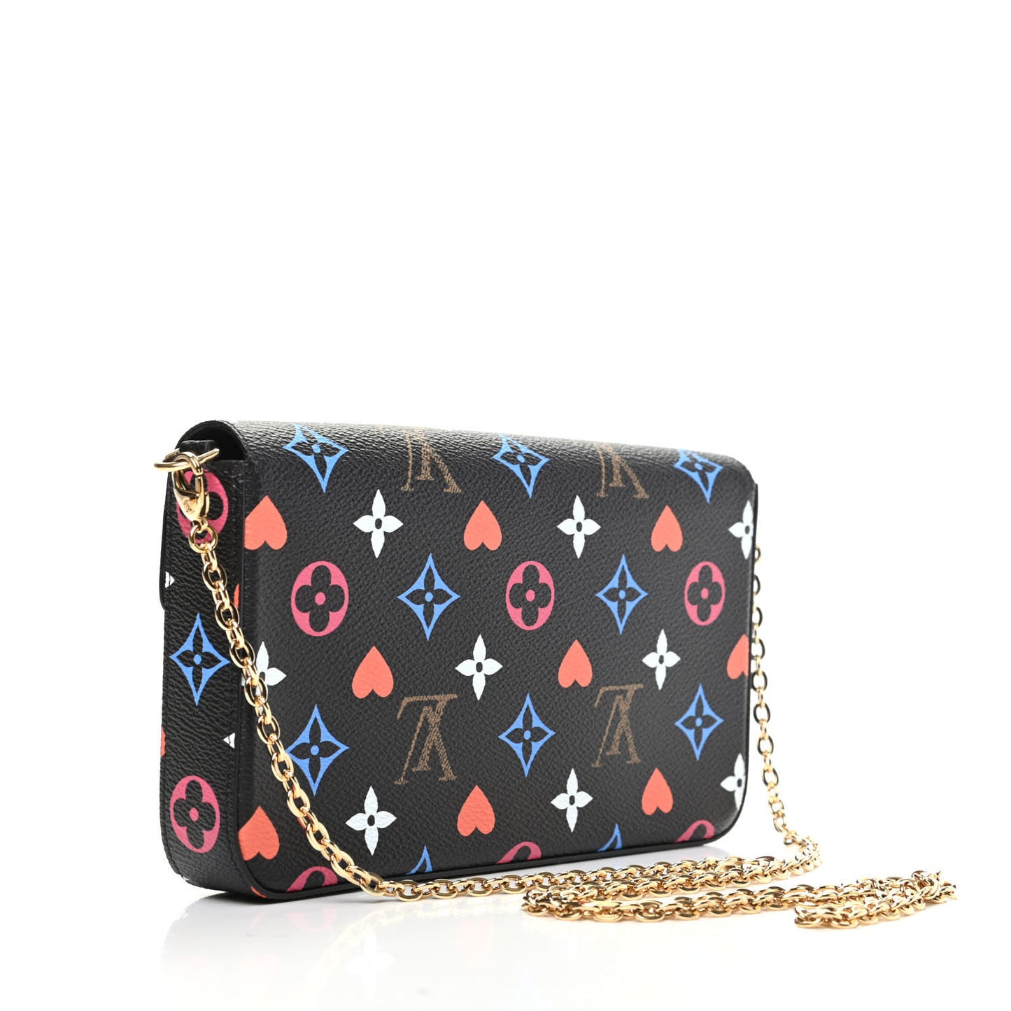 Game On Felicie Chain Wallet Black
